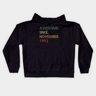 Awesome Since November 1993 Kids Hoodie